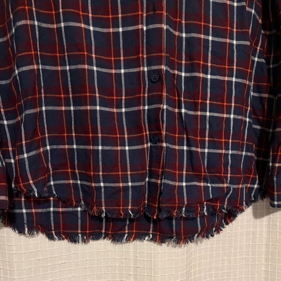Splendid  Marguerite Plaid flannel shirt buttoned - Picture 3 of 5